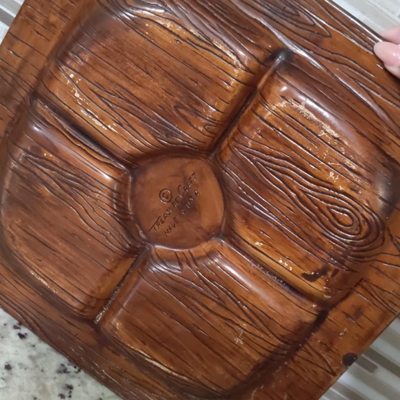 1950s kitchenware Treasure Craft tray with dip bow - Picture 5 of 6